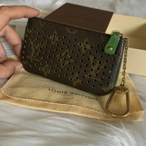 LOUIS VUITTON Monogram Perfo Pochette Kure Coin & Key Case - Picture 8 of 17